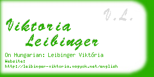 viktoria leibinger business card